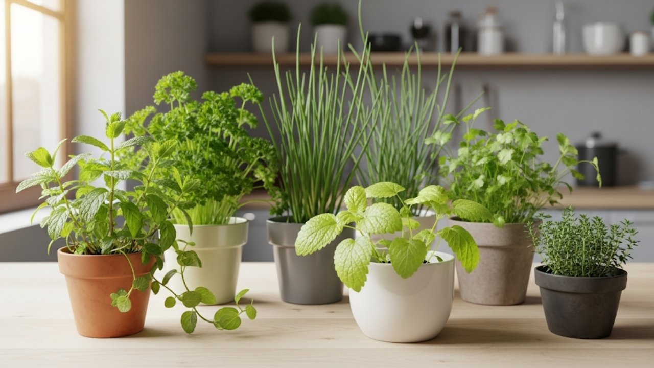 How to Grow Edible Herbs Indoors Without Sunlight: Mint, Parsley, Cilantro, and More